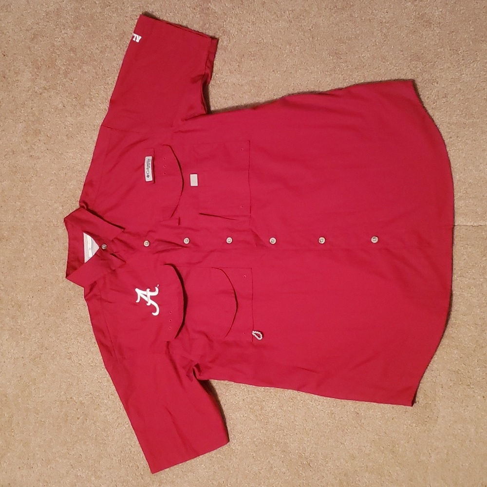 Columbia PFG Men's Alabama Crimson Tide Tamiami Shirt